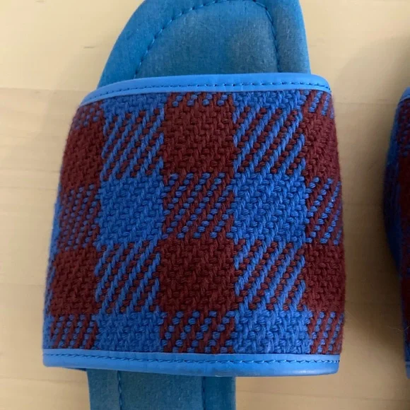 Camper Blue and Red Plaid Slides - Picture 4 of 6